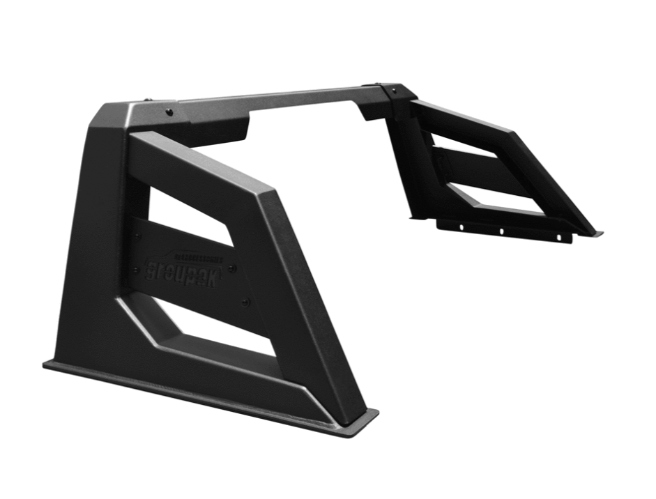 Roll-Bar δύο σκελών, σιδερένιο, μαύρο, βαρέως τύπου | Group Lazarakis